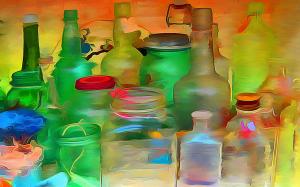 Bottles and Jars wallpaper thumb