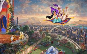 Aladdin Disney Magic Carpet Drawing HD wallpaper thumb