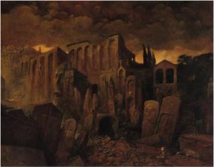 Zdzisław Beksiński, Artwork, Dark, Buildings, Tomb wallpaper thumb