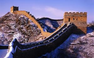 Great Wall in Winter wallpaper thumb