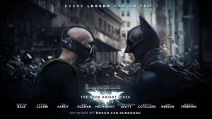 Bane and Batman in The Dark Knight Rises wallpaper thumb