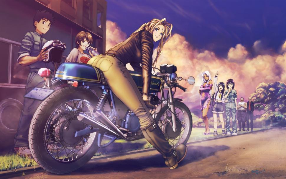 Cafe Racer, Anime, Anime Girls, Belldandy, Ah My Goddess wallpaper | anime  | Wallpaper Better