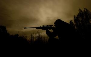 Sniper On The Dark Free Widescreen s wallpaper thumb