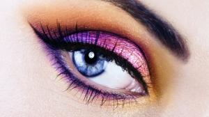Eye, Girl's Eye, Makeup, Macro wallpaper thumb
