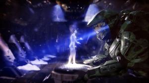 Halo Master Chief Cortana HD wallpaper thumb