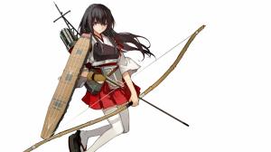 Anime Girls, Weapon, Bows, Kantai Collection, Anime wallpaper thumb