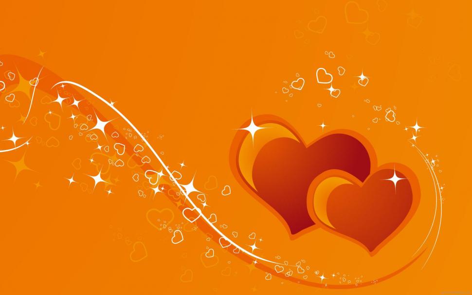 Orange love heart wallpaper,love HD wallpaper,heart HD wallpaper,valentine HD wallpaper,orange HD wallpaper,1920x1200 wallpaper