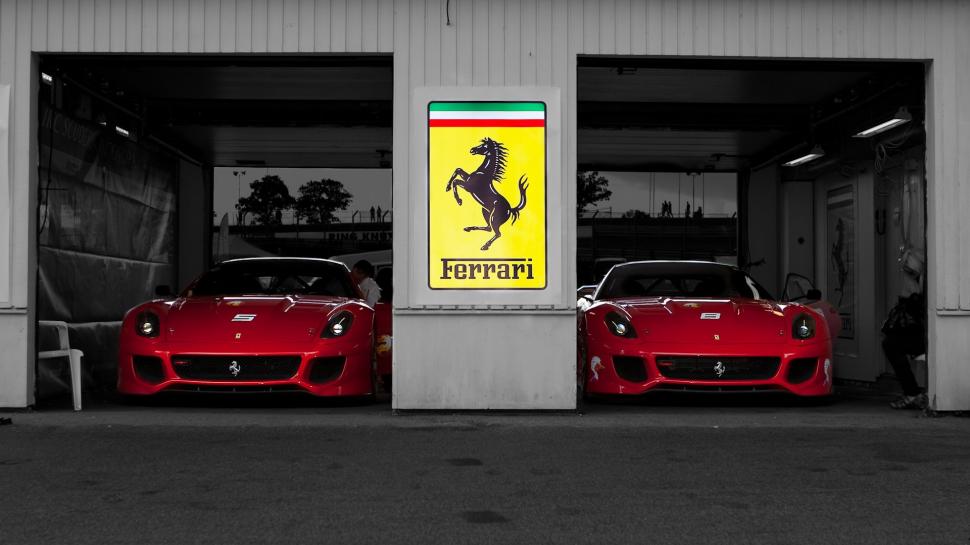 Ferrari 599 599xx Garage HD wallpaper,cars HD wallpaper,ferrari HD wallpaper,garage HD wallpaper,599 HD wallpaper,599xx HD wallpaper,1920x1080 wallpaper