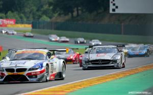 Race Cars Race Track Mercedes SLS Gullwing HD wallpaper thumb