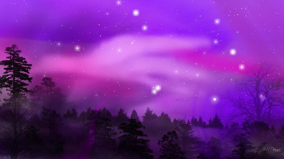 Purple Aurora wallpaper,aurora borealis HD wallpaper,firefox persona HD wallpaper,northern lights HD wallpaper,mountains HD wallpaper,bright HD wallpaper,pink HD wallpaper,trees HD wallpaper,purple HD wallpaper,3d & HD wallpaper,1920x1080 wallpaper