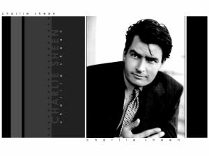 charlie sheen actor Black and White Movies People series tv HD wallpaper thumb