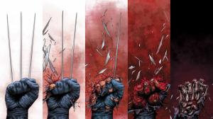 Wolverine X-Men Hand Blood Marvel HD wallpaper thumb