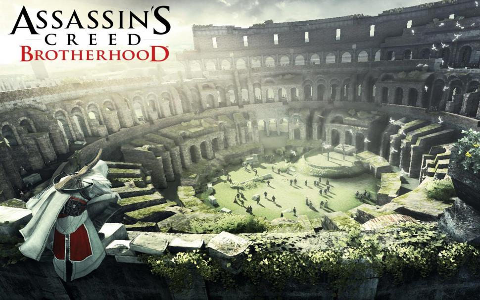 Assassins Creed Brotherhood wallpaper,game HD wallpaper,poster HD wallpaper,brotherhood HD wallpaper,action HD wallpaper,1920x1200 wallpaper