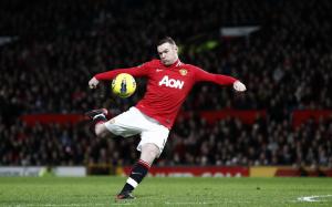 MU Wayne Rooney Kick the Ball wallpaper thumb