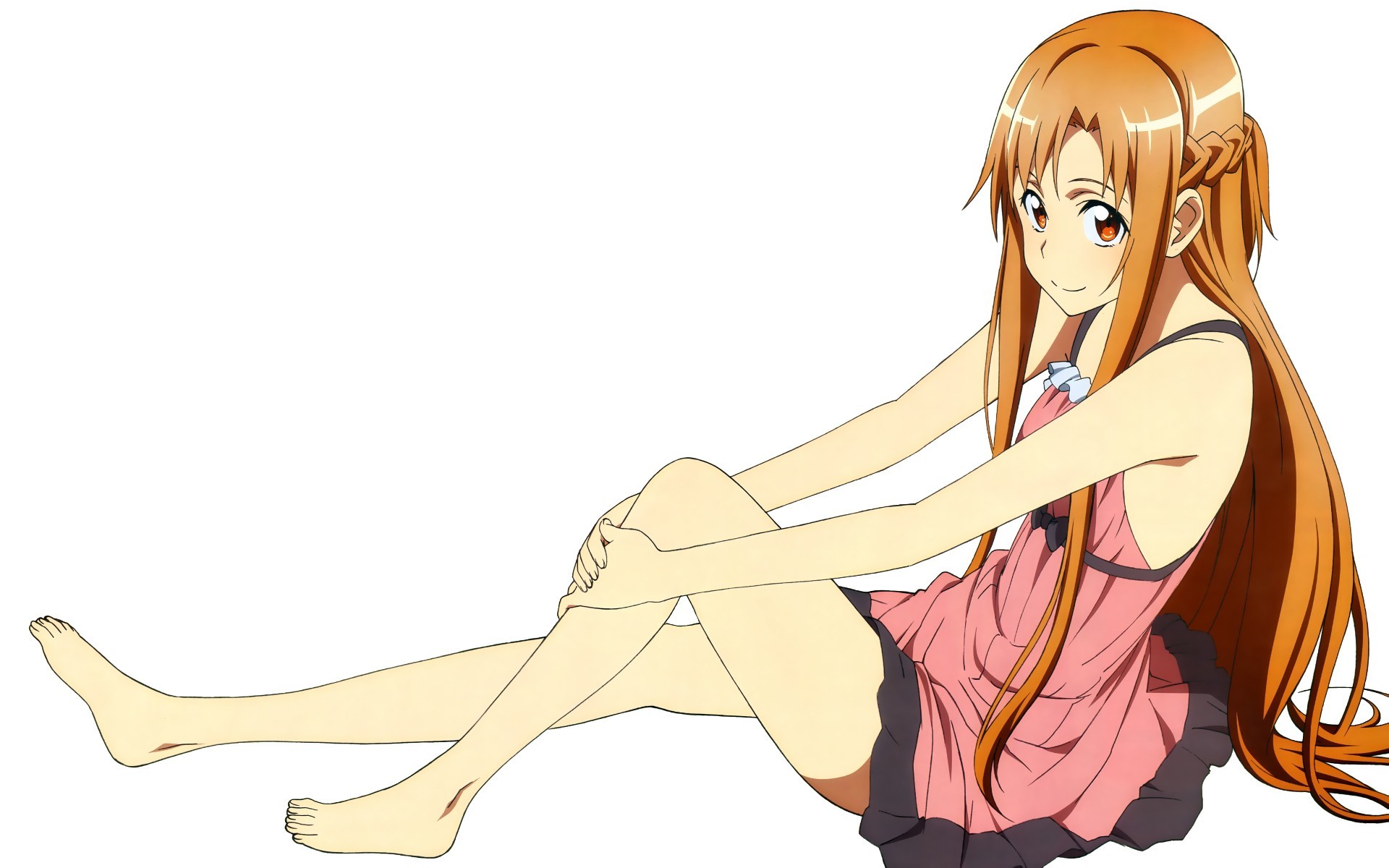 Sword Art Online Yuuki Asuna Anime Anime Girls Orange Hair Wallpaper Anime Wallpaper Better