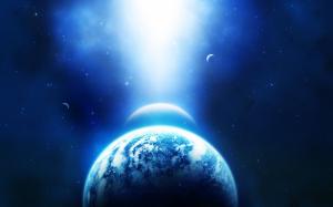 Planet Earth Star Universe wallpaper thumb