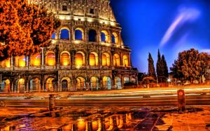 Colosseum by Night wallpaper thumb
