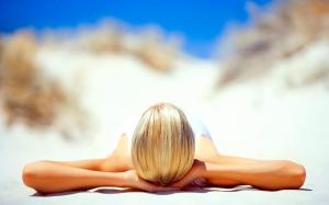 Beach Sunbathing wallpaper thumb