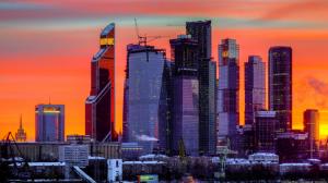 Moscow City, Night, Tower 2000 wallpaper thumb