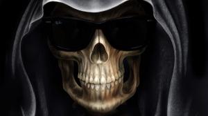 Grim Reaper With Ray Ban Wayfarer Sunglasses wallpaper thumb
