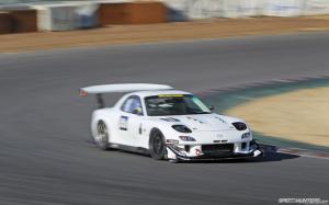 Tsukuba Mazda RX-7 Race Track Motion Blur HD wallpaper thumb