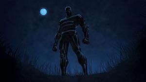 Marvel Cinematic Universe, Black Panther, Concept Art, Night, Moon, Grass wallpaper thumb