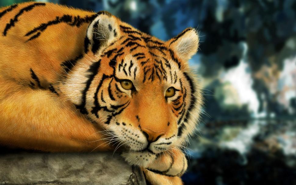 Crouching Tiger wallpaper,tiger HD wallpaper,gorgeous HD wallpaper,majestic HD wallpaper,beautiful HD wallpaper,animals HD wallpaper,2560x1600 wallpaper