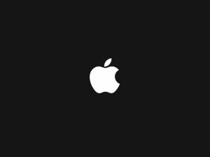 Simple Apple Logo Background wallpaper thumb
