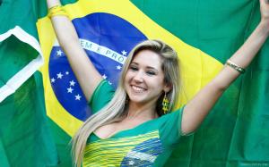 Passionate Fan at Brazil 2014 World Cup wallpaper thumb