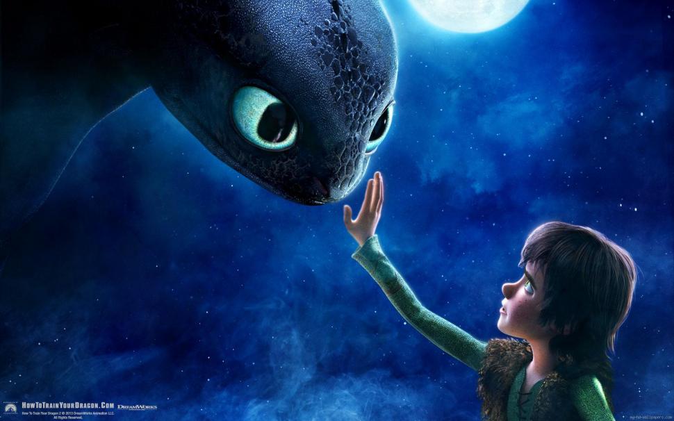 How to train your dragon Hiccup and Toothless in the night wallpaper,dragon HD wallpaper,movie HD wallpaper,cartoon HD wallpaper,hiccup HD wallpaper,toothless HD wallpaper,night HD wallpaper,1920x1200 wallpaper