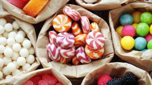 Colorful assorted candy, fruit candy, sweet food wallpaper thumb