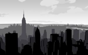 New York City skyline wallpaper thumb
