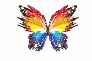 Colorful Abstract Butterfly wallpaper thumb