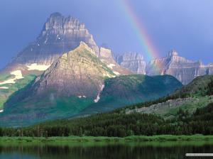 Rainbow Over The Mountain wallpaper thumb