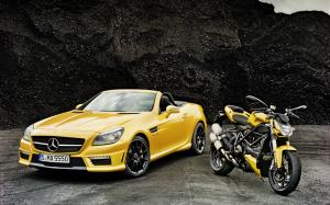 2012 Mercedes Benz SLK 55 AMG Ducati Streetfighter 848Related Car Wallpapers wallpaper thumb