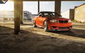 BMW 1 series, M1 E82 orange car wallpaper thumb