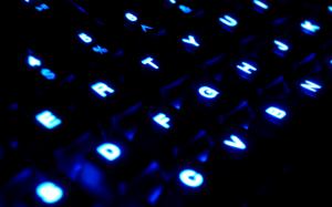 Close Blue Dark Keyboards Image Download wallpaper thumb