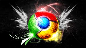 Google Chrome Logo, creative, wings, colorful wallpaper thumb