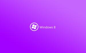 Windows 8, Purple Background wallpaper thumb