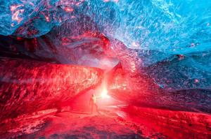Ice, Cave, Light, Man wallpaper thumb