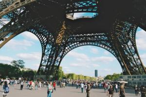 Eiffel Tower, Paris, people wallpaper thumb