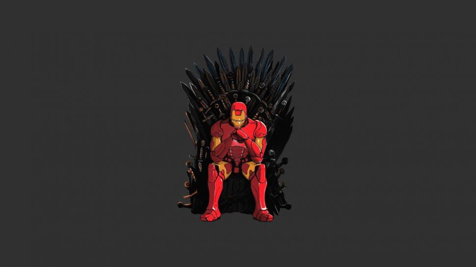 Game of Thrones Iron Man crossover wallpaper,tv shows HD wallpaper,1920x1080 HD wallpaper,iron man HD wallpaper,game of thrones HD wallpaper,crossover HD wallpaper,iron throne HD wallpaper,1920x1080 wallpaper