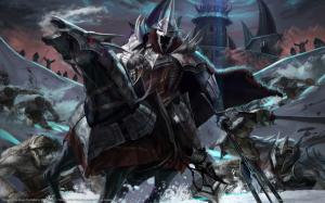 Lord of the Rings Witch-King Orcs Drawing HD wallpaper thumb