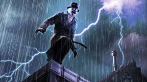 Watchmen Rorschach Rain Lightning HD wallpaper thumb