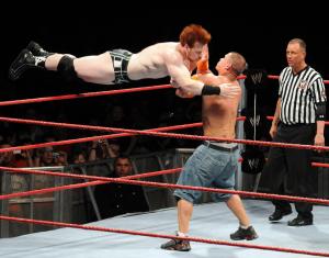 John Cena Fight with Sheamus wallpaper thumb