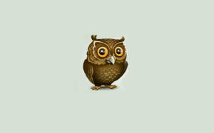 owl, art, minimalism, vector wallpaper thumb