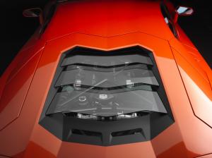 Lamborghini Aventador Engine HD wallpaper thumb