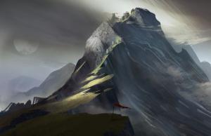 Fantasy Art, Mountain Pass, Mountain wallpaper thumb