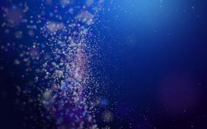 Awesome, Particles, Blue wallpaper thumb