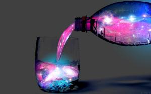 Space fluo color drink wallpaper thumb